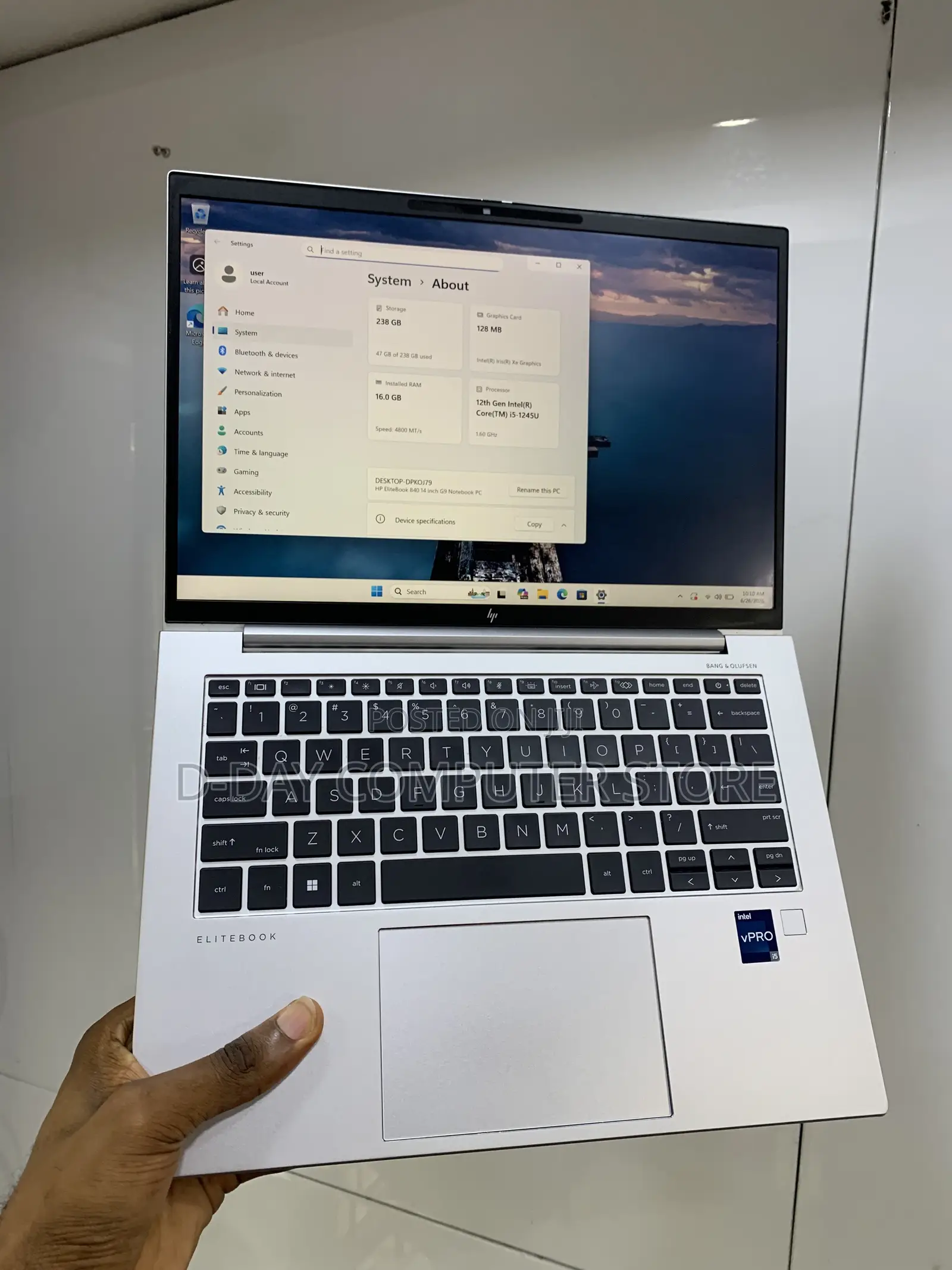 Laptop HP EliteBook 840 G9 16GB Intel Core i5 SSD 256GB