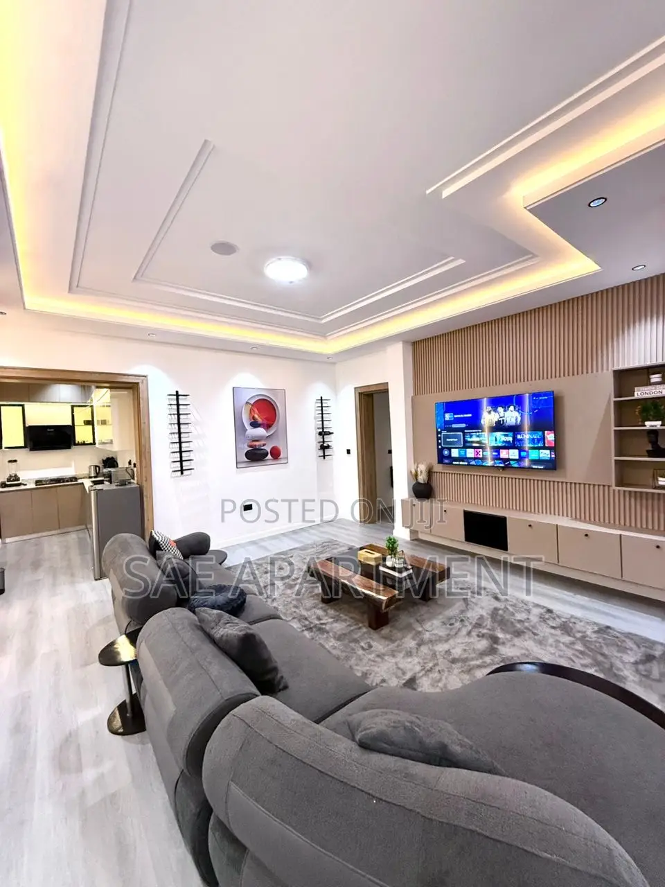 Grey Two Bedroom Apartment, Jahi Abuja