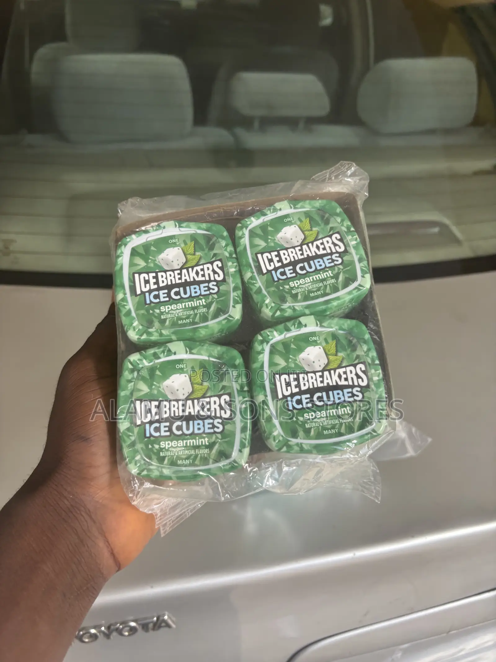 4-Pack of Ice Breakers Ice Cubes Sugar-Free Gum.