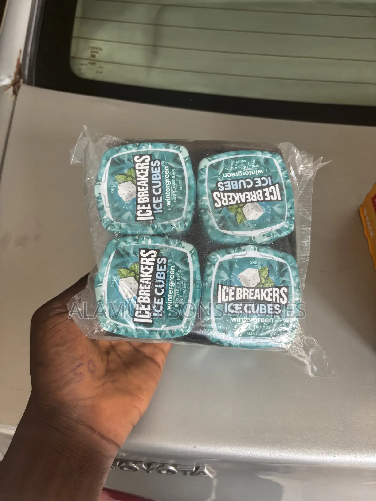 4-Pack of Ice Breakers Ice Cubes Sugar-Free Gum.