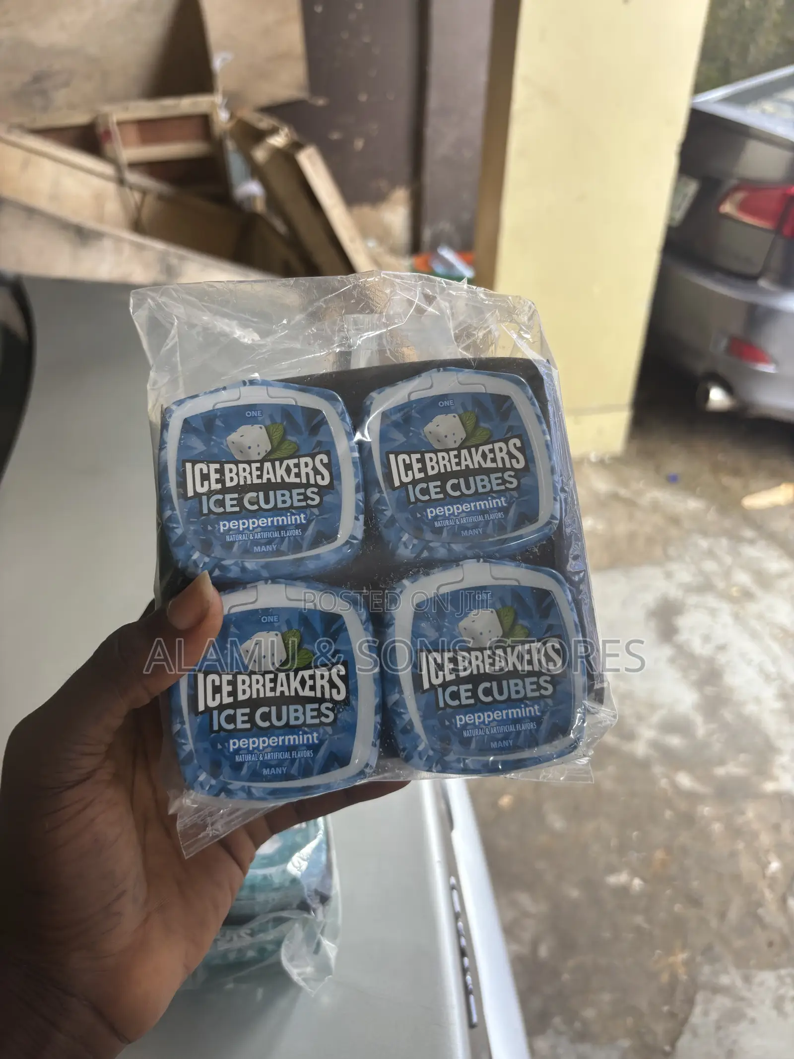 4-Pack of Ice Breakers Ice Cubes Sugar-Free Gum.