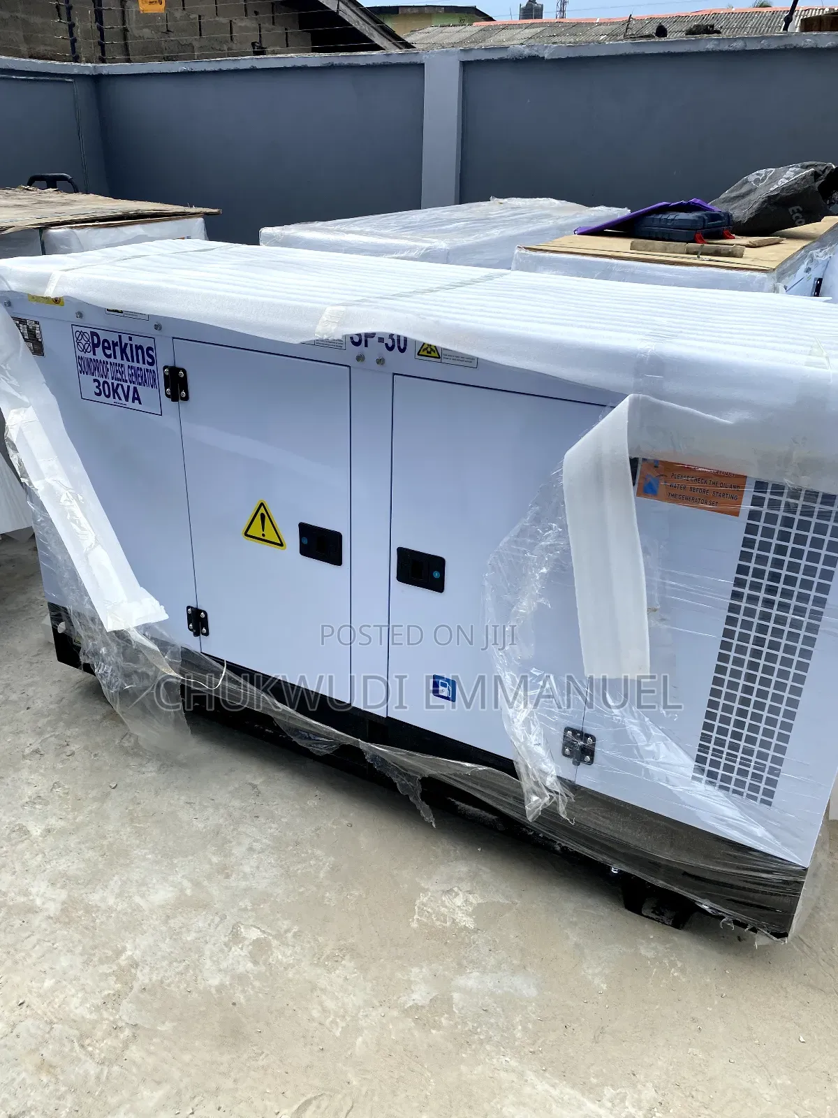 30kva Perkins Soundproof Diesel Generator – 100% Copper Coil