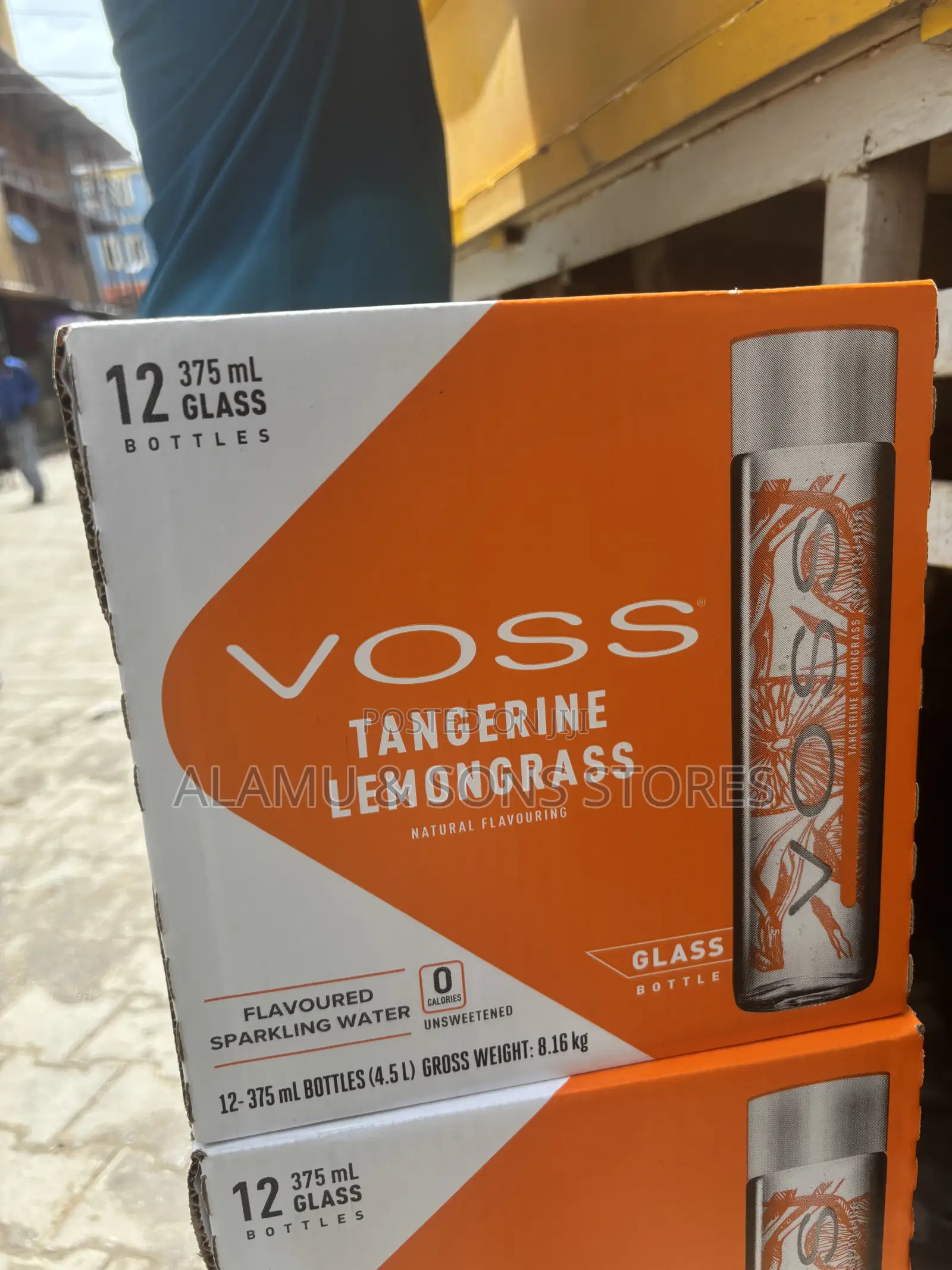 Voss Tangerine Lemongrass Sparkling Water