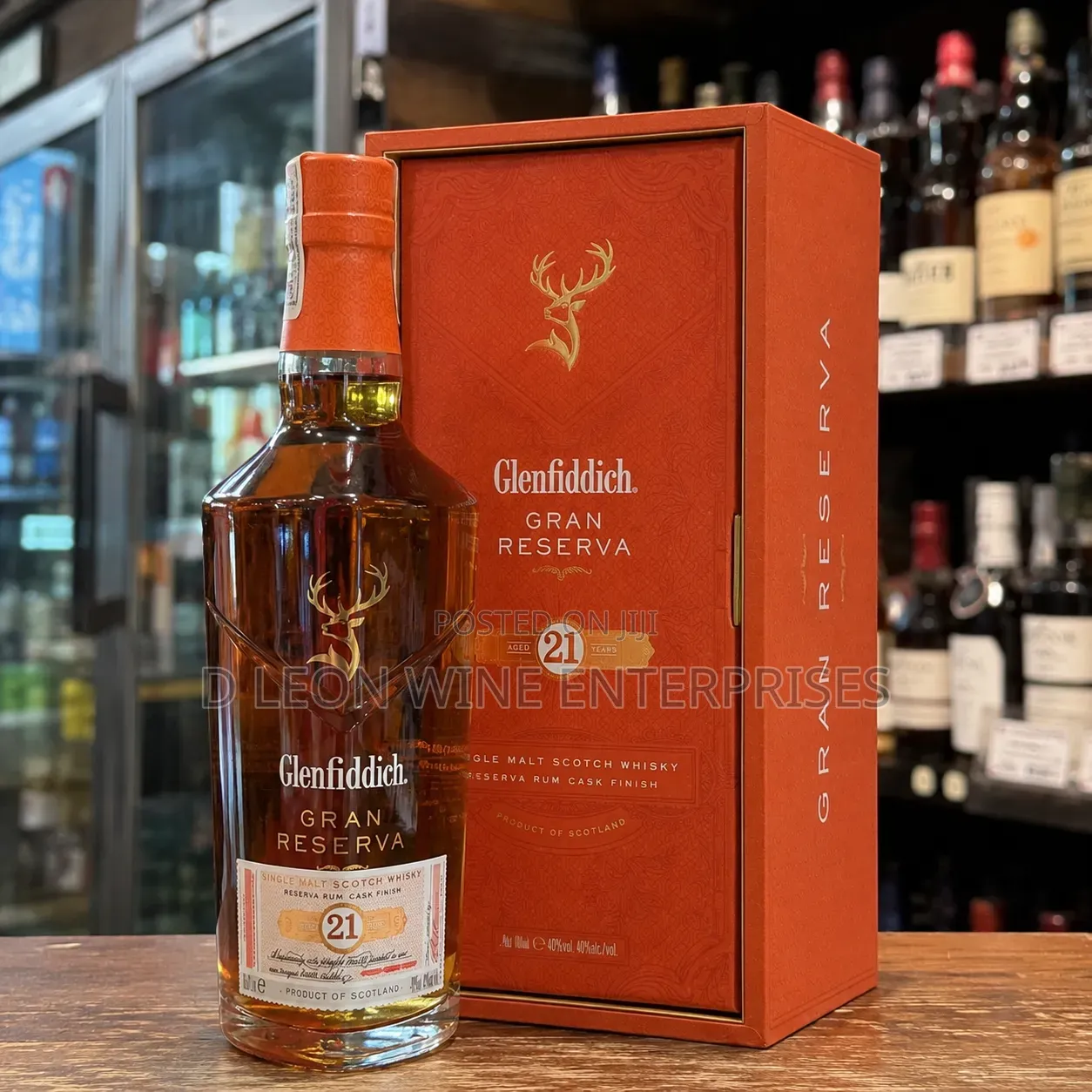 Glenfiddich 21 Years Cartoon by ( 3 Bottles )