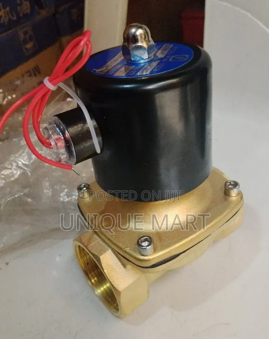 2" Industrial Brass Normally Closed Solenoid Valve. 220v, 10bar