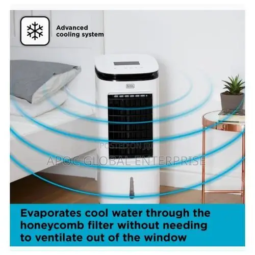 Black + Decker Portable 7l 2in1 Digital Air Cooler With Remote Control