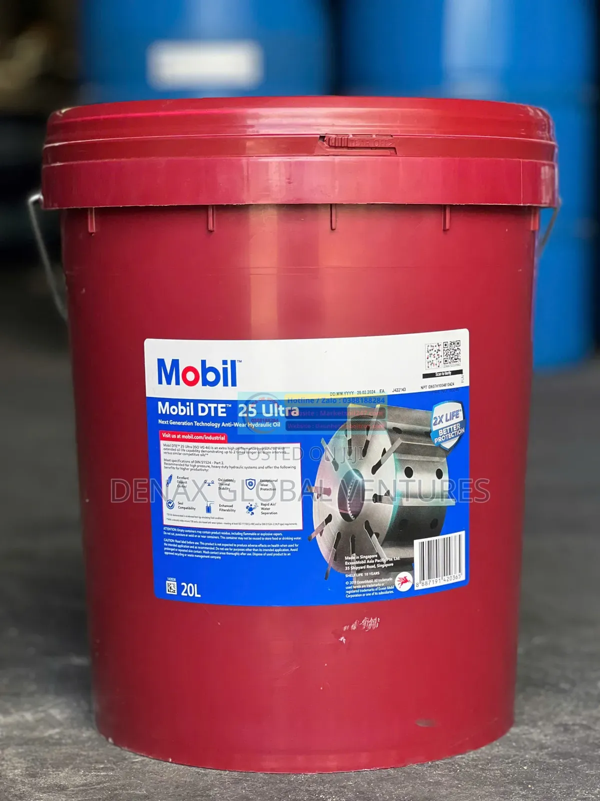 Mobil Dte 25 Ultra Hydraulic Oil