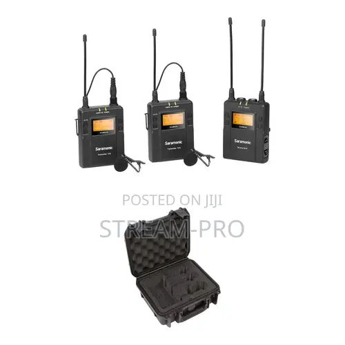 Saramonic Uwmic9 2-Person Wireless Omni Lavalier Mic System Case Kit