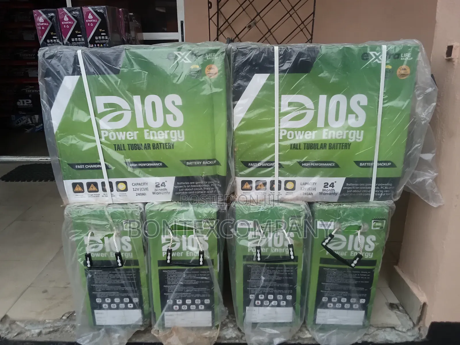 Dios Power Energy 240ah Tall Tubular Battery