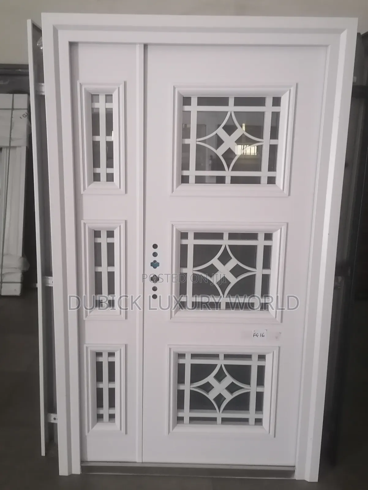 4ft by 7ft French Security Entrance Glass Door