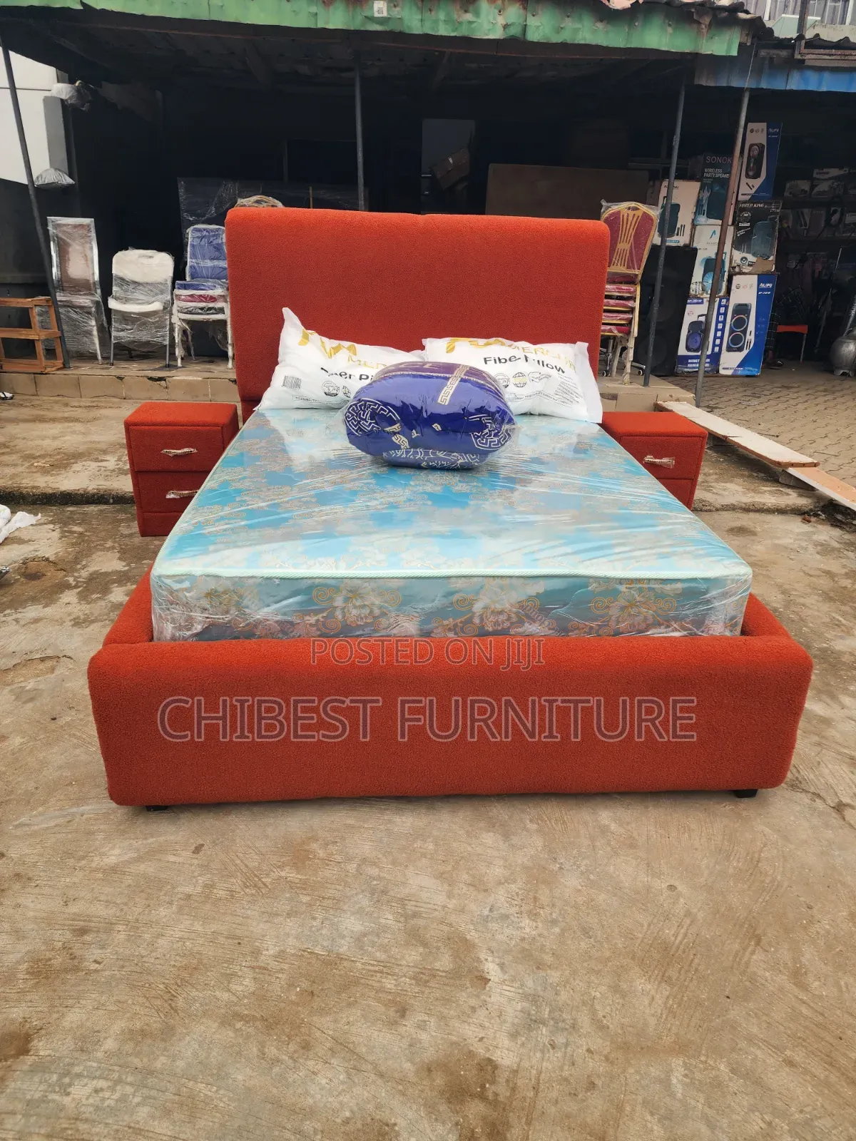 Brand New 4.5by6 Upholstery Padded Bed