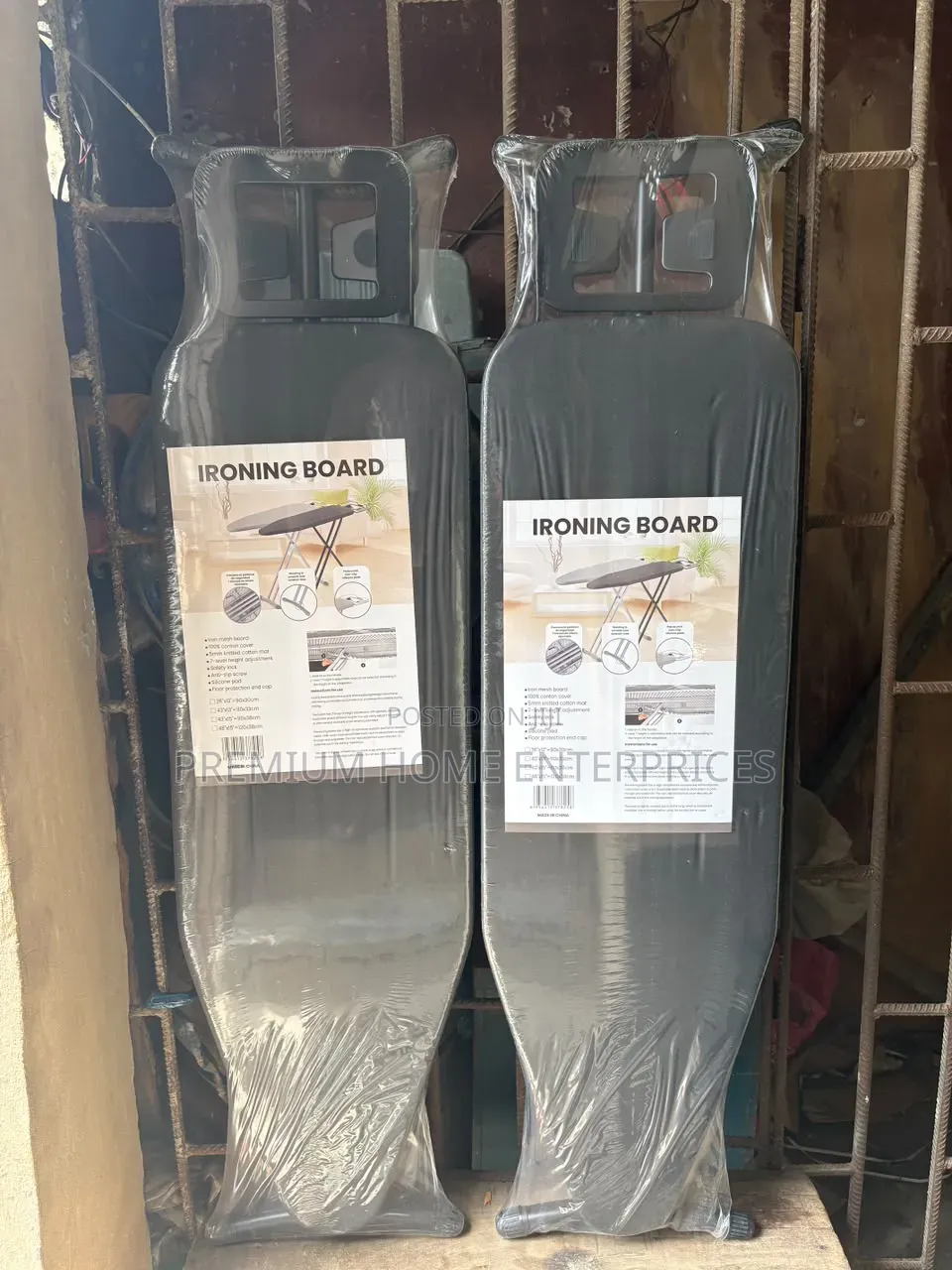 Pure Black Ironing Board Big Size