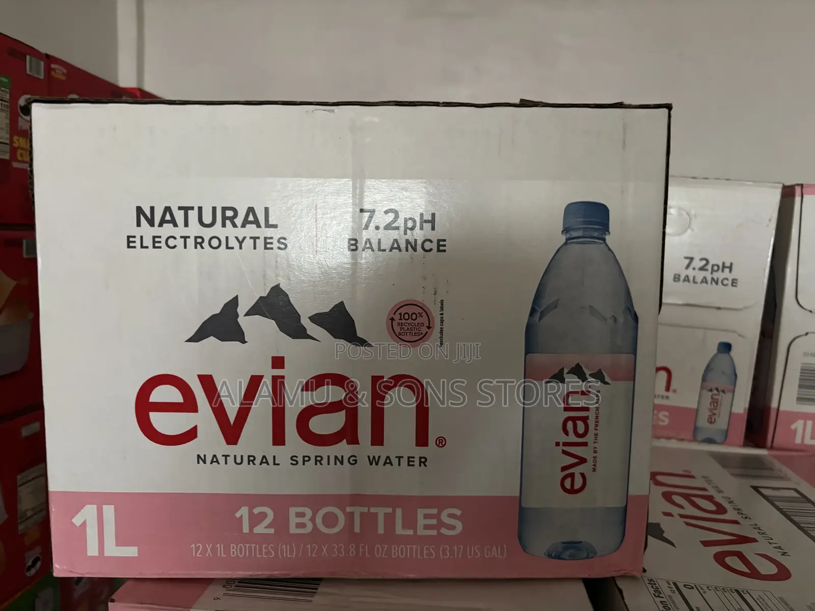 Evian Natural Spring Water