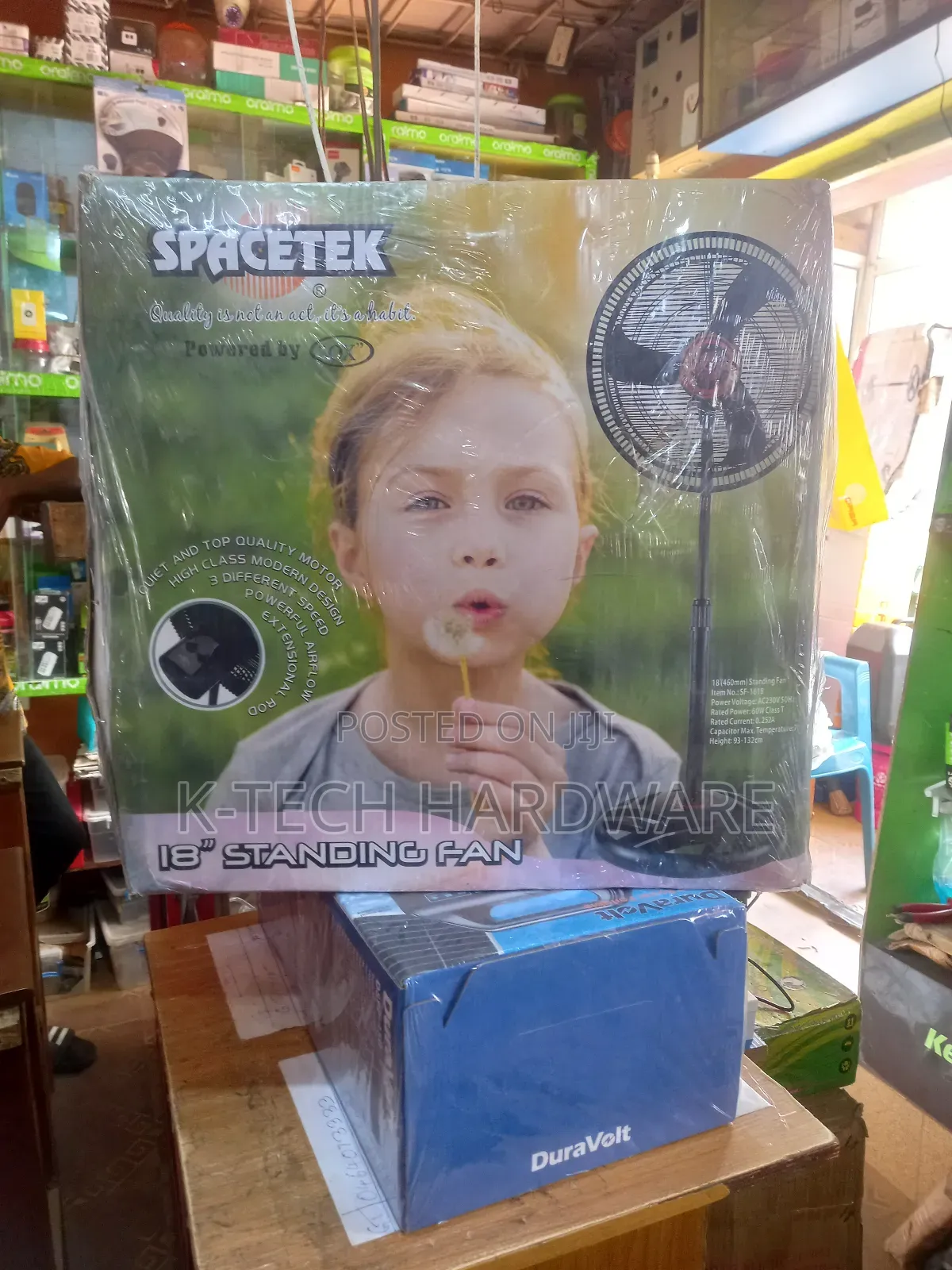 Spacetek 18-Inch Standing Fan