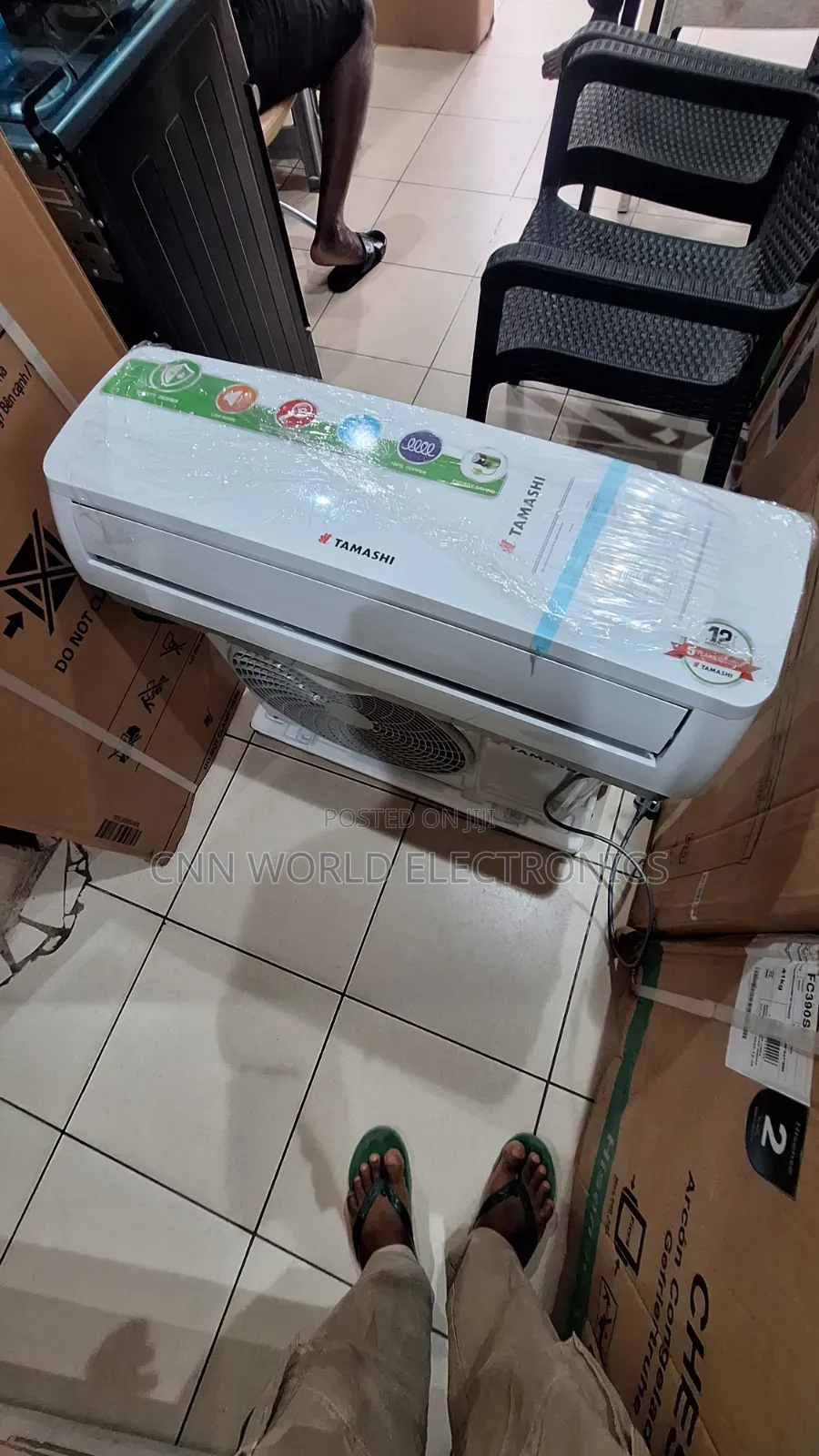 New Tamashi 1.5hp Split Ac Copper Super Cooling Warranty 2years
