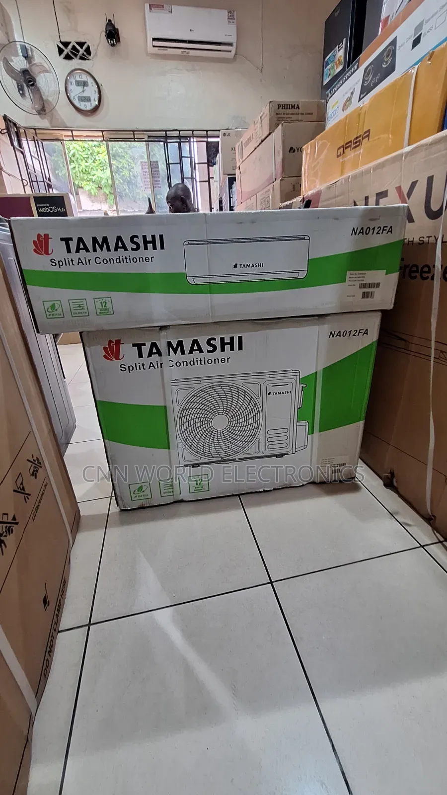 New Tamashi 1.5hp Split Ac Copper Super Cooling Warranty 2years