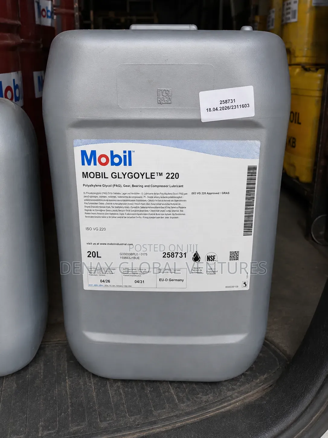 Mobil Glygoyle 220 Synthetic Oil