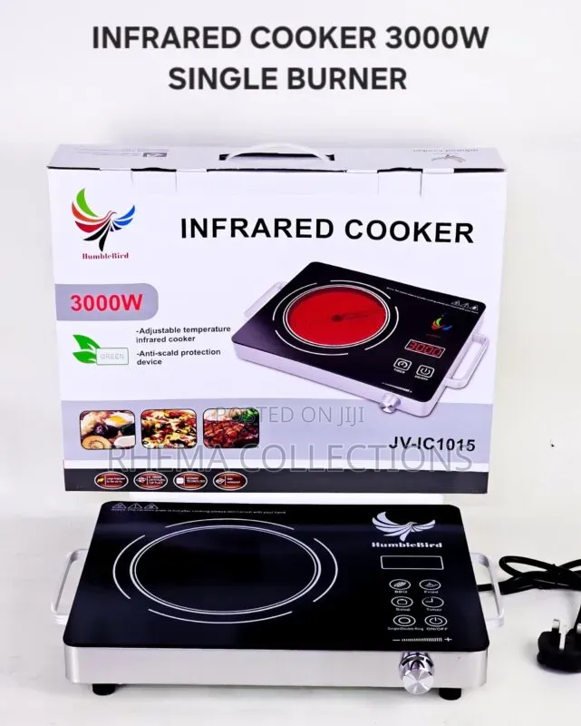 3000watt Single Face Infrared Induction Cooker With Water Proof