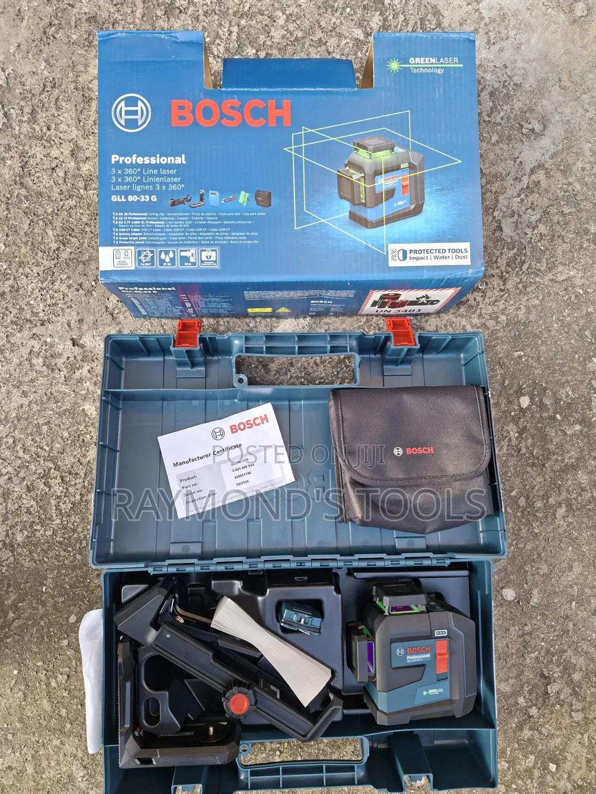 GLL 80-33 G Bosch 12d Green Laser Level