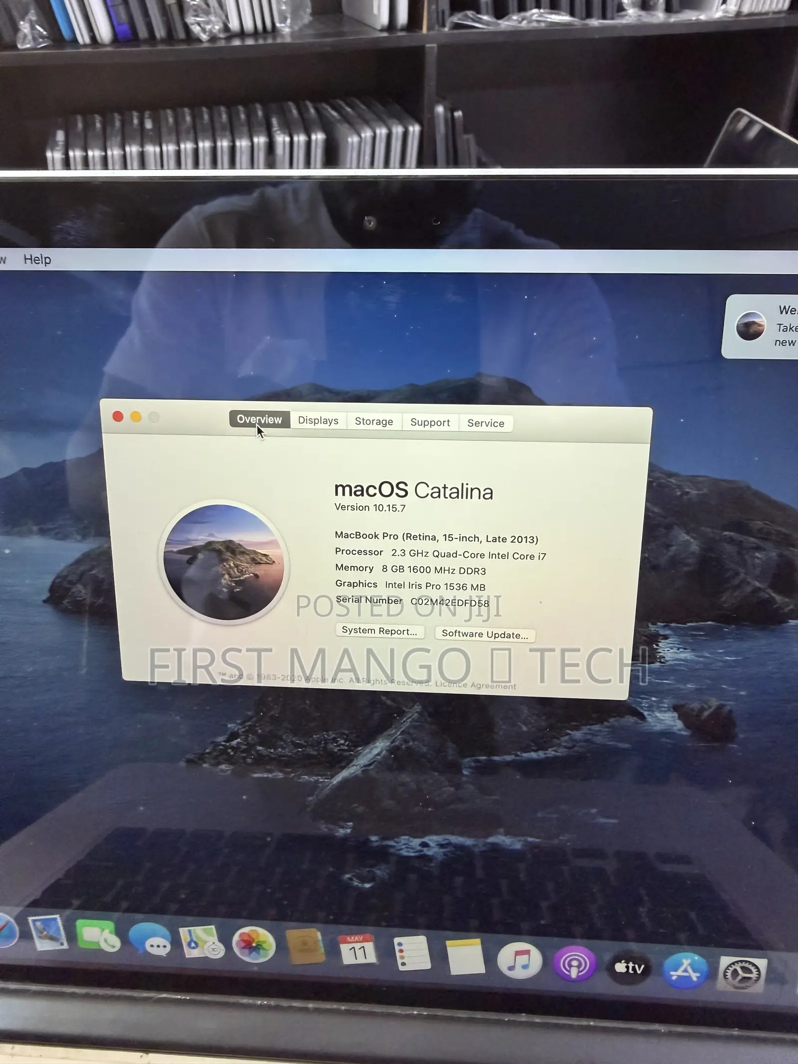 Laptop Apple MacBook Pro 2013 8GB Intel Core i7 SSD 256GB