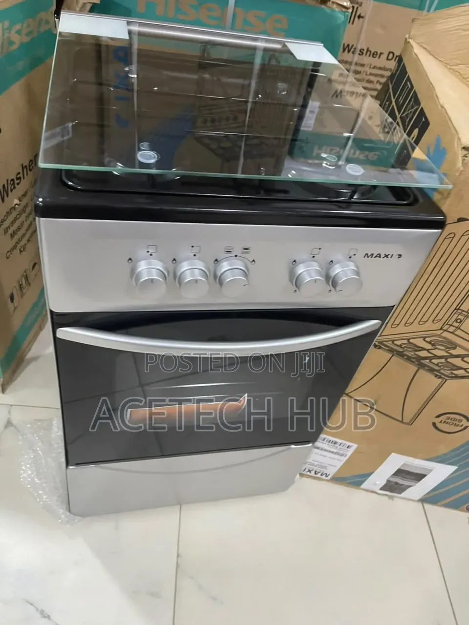 Maxi Family Size 4 Burner Gas Stove