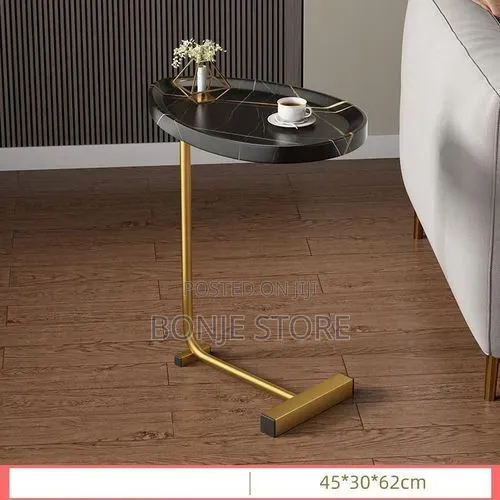 C Shaped End Side Table