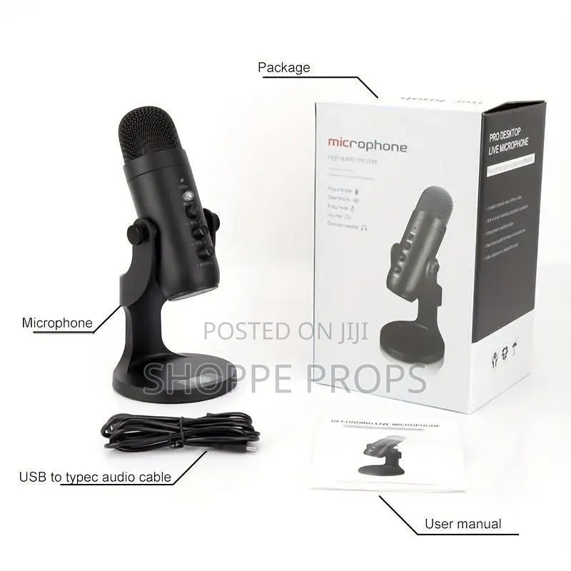Desktop Live Podcast Condenser Microphone