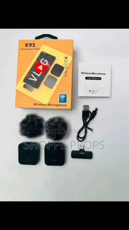 Dual Wireless Lavalier Microphone