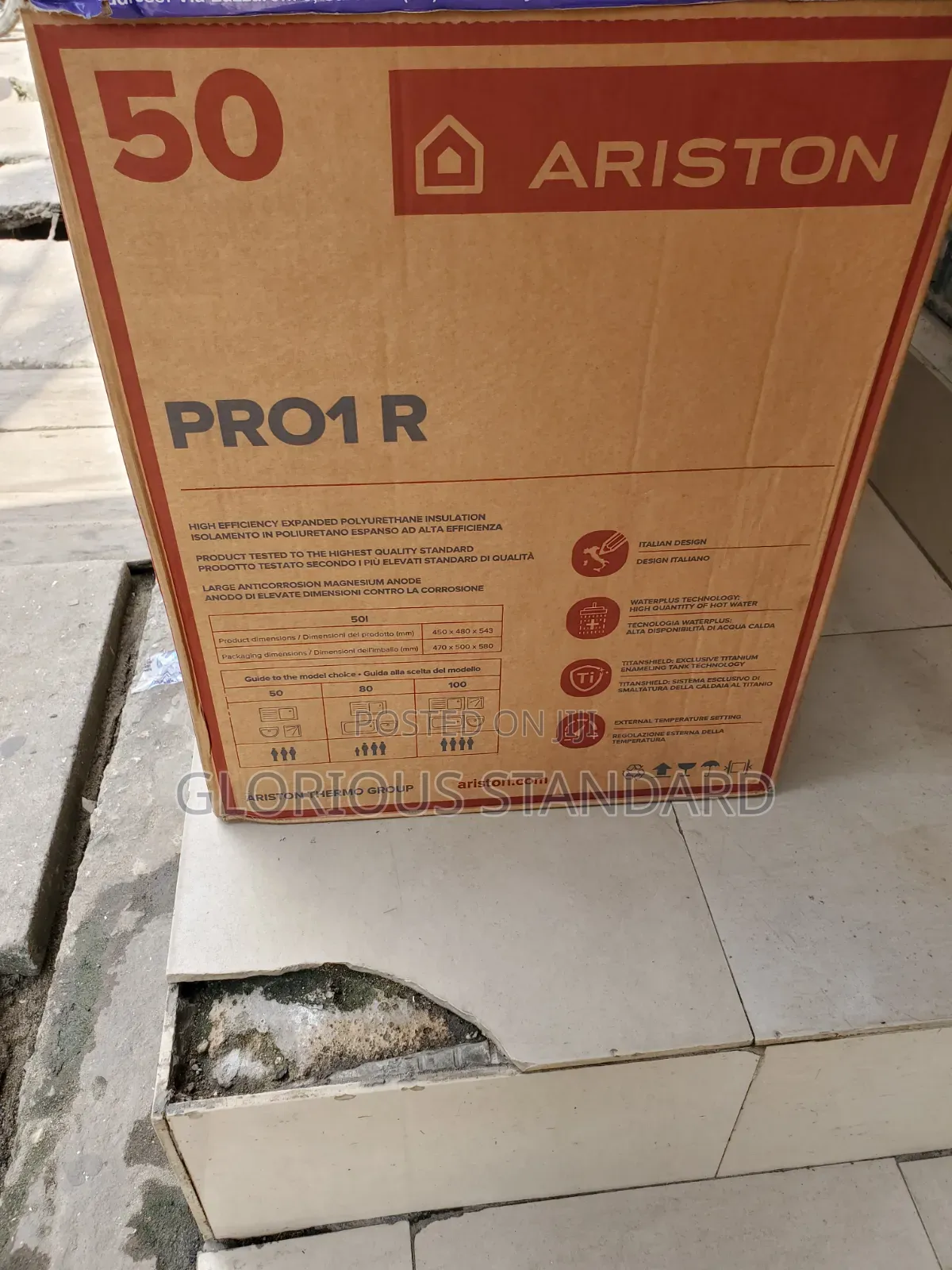 Ariston Water Heater 50 Liters
