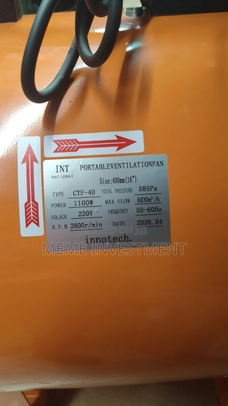 Portable Ventilator Fan 400mm16"?..
