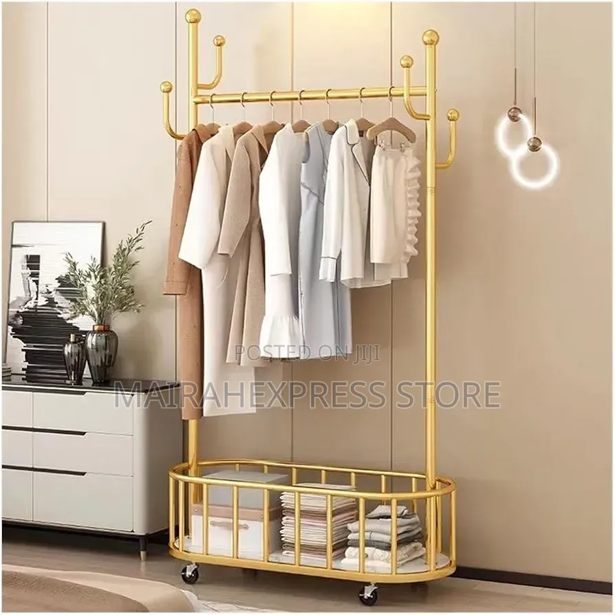 Freestanding Floor Coat Hanger Sturdy and Stylish Coat Rack Stand Atm