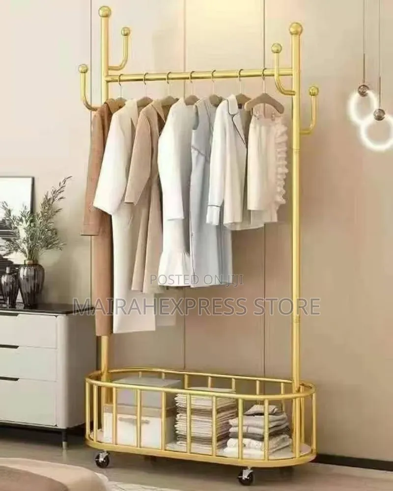 Freestanding Floor Coat Hanger Sturdy and Stylish Coat Rack Stand Atm