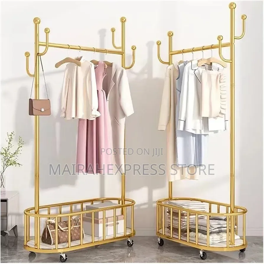 Freestanding Floor Coat Hanger Sturdy and Stylish Coat Rack Stand Atm