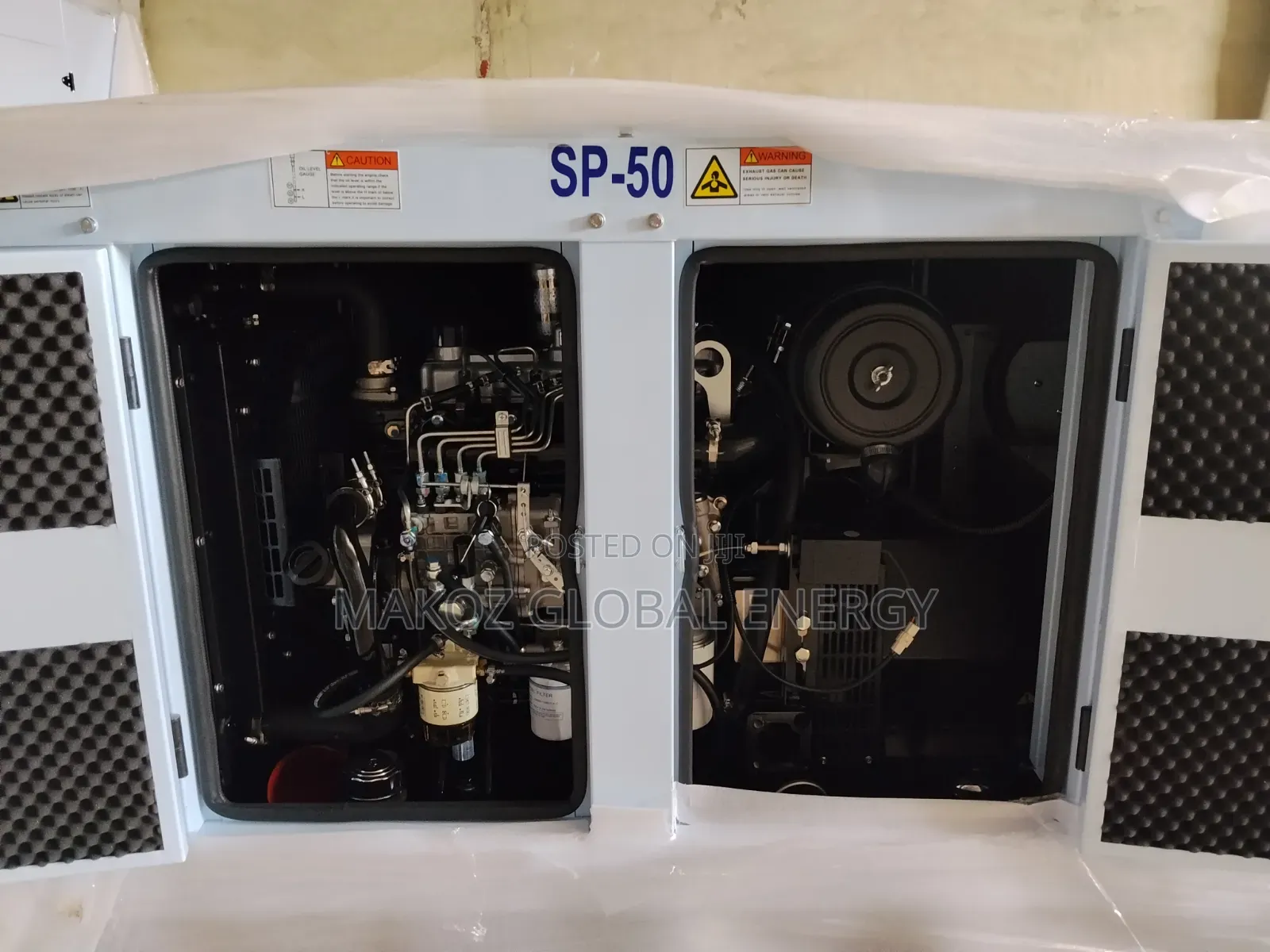 Brand New Perkins 50kva Soundproof Diesel Generator Sp-50 | Low Noise