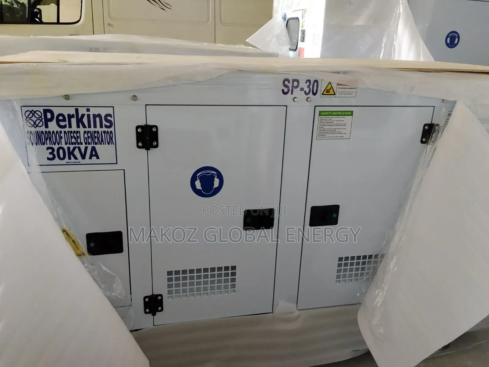 Brand New Perkins 30kva Soundproof Diesel Generator Sp-30