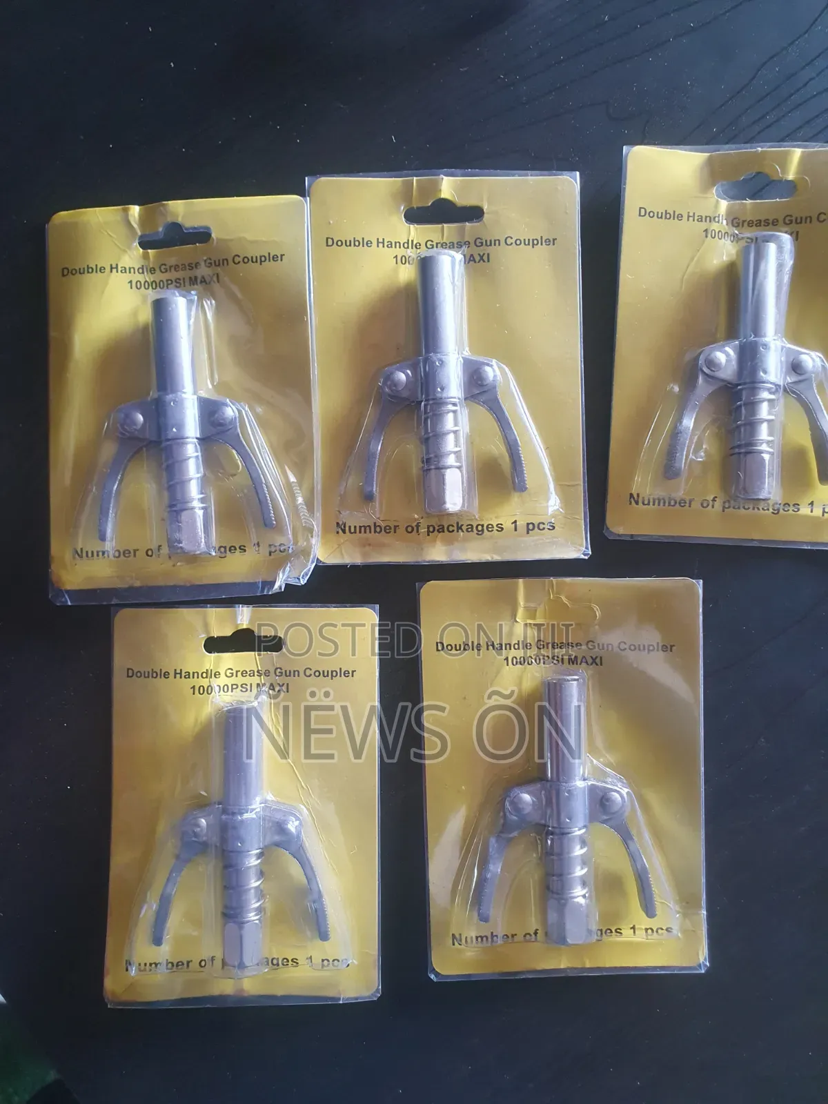 10,000 Psi 10,000 Psi Double-Handle Grease Gun Coupler