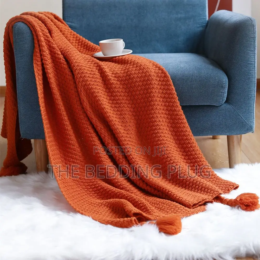 Sofa Throw Knitted Blanket