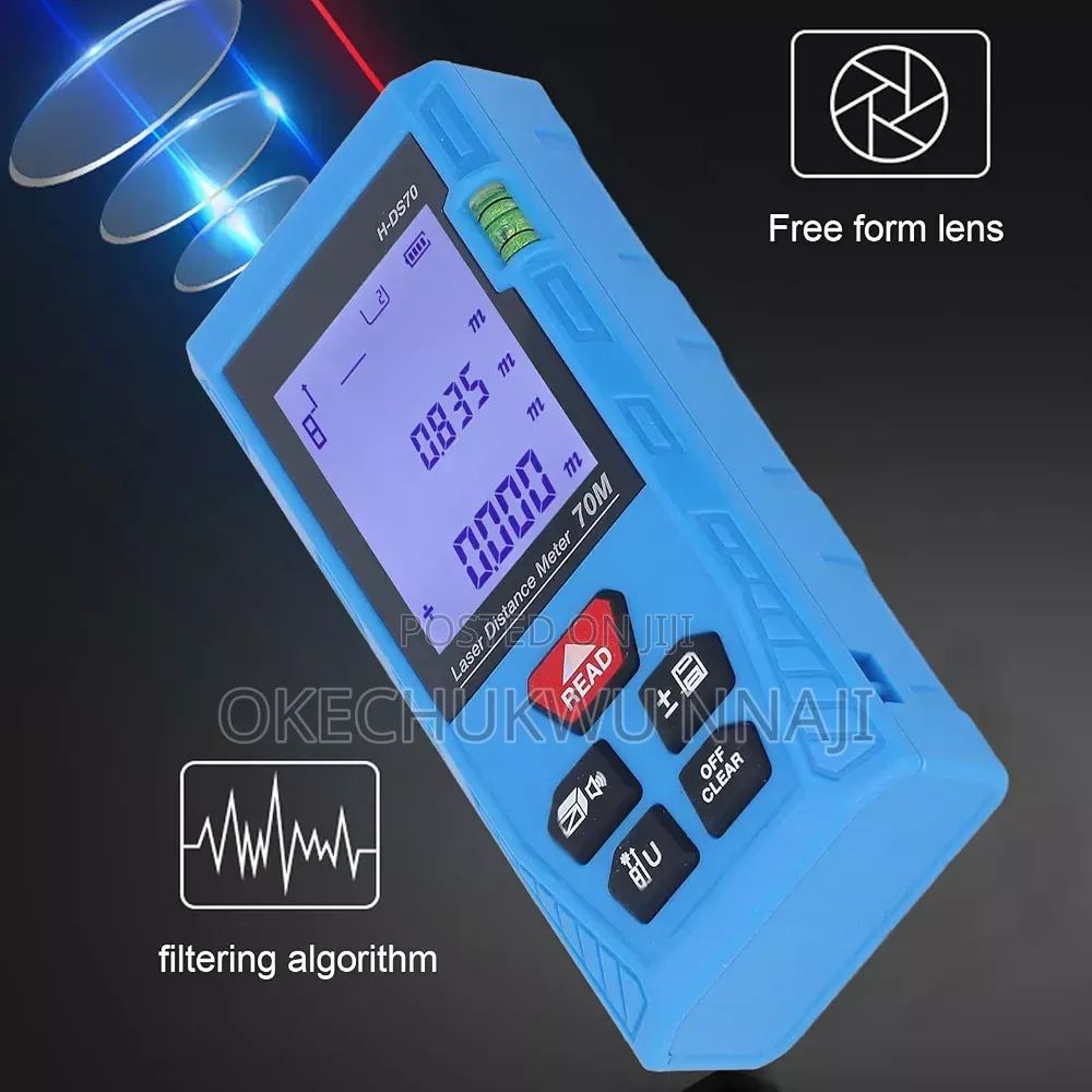 Laser Distance Meter High Accuracy Abs Housing With Large Storage