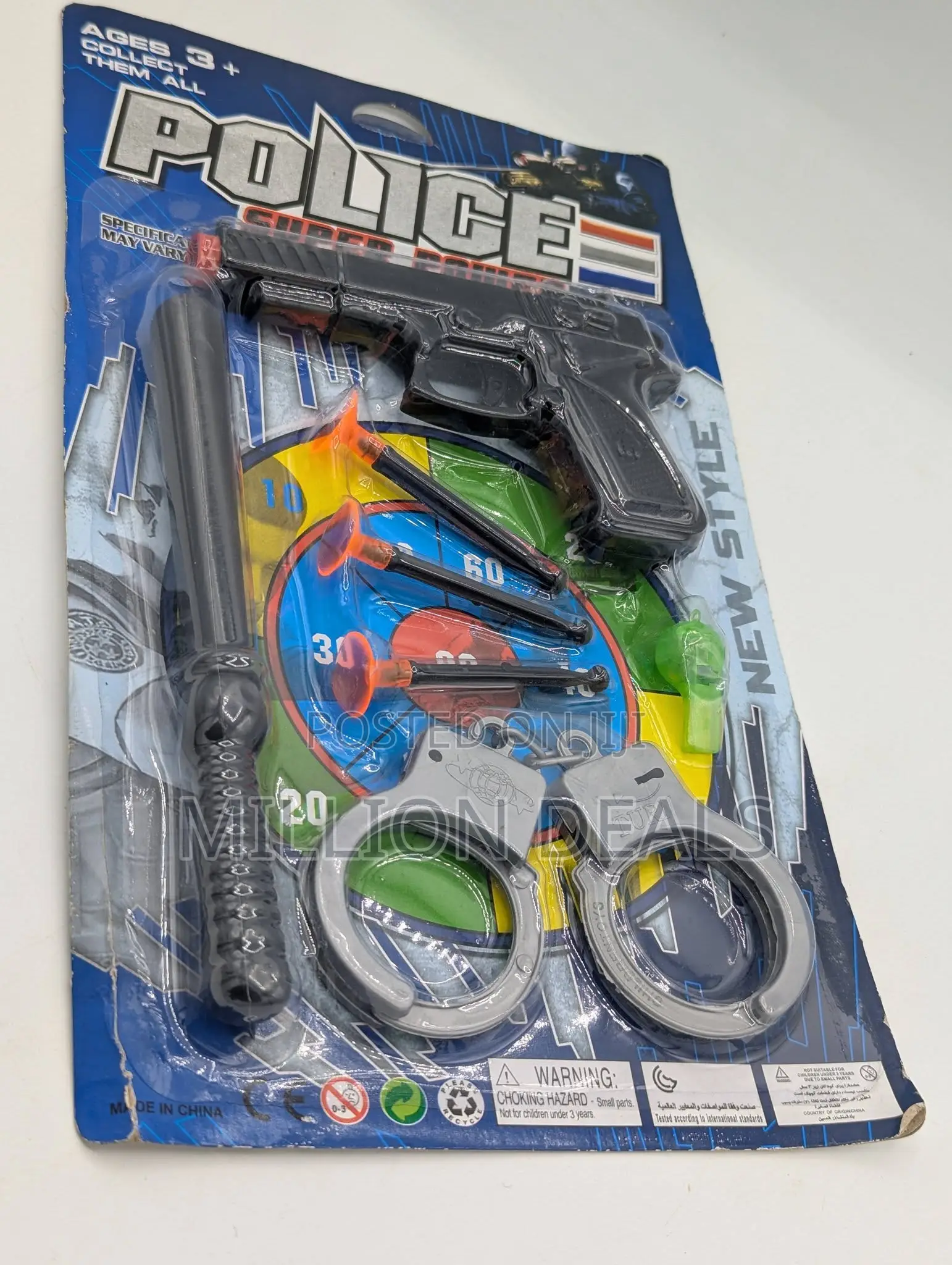 Cool Kids Police Toy Gun Sets Ages 3+