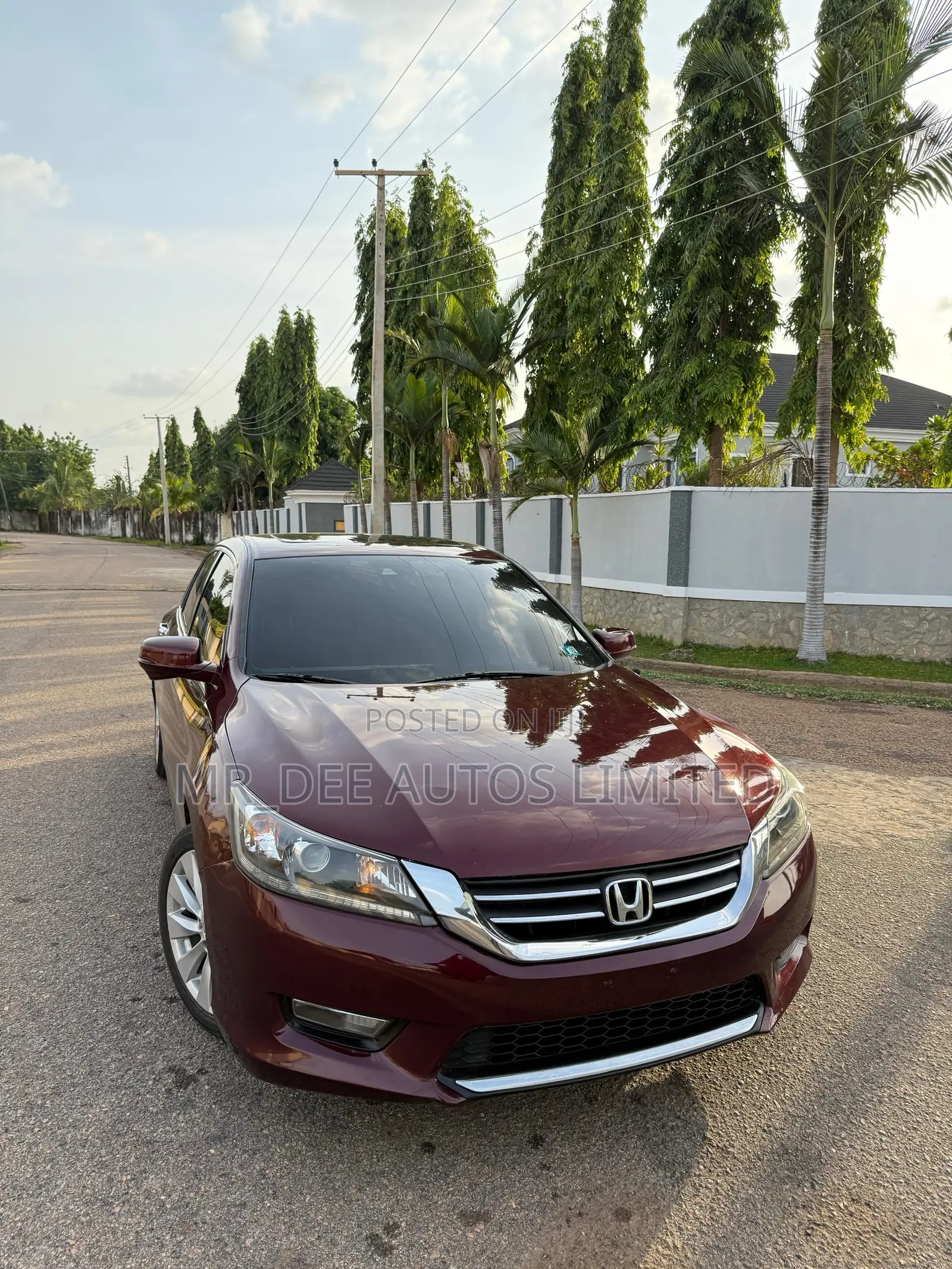 Honda Accord EX-L 4dr Sedan w/Navigation (2.4L 4cyl CVT) 2014 Maroon