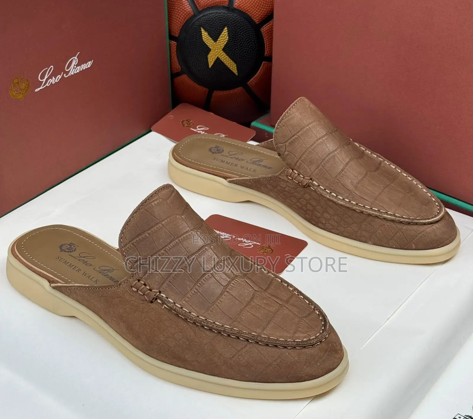 Loro Piana Quality Men Genuine Leather Half Shoe