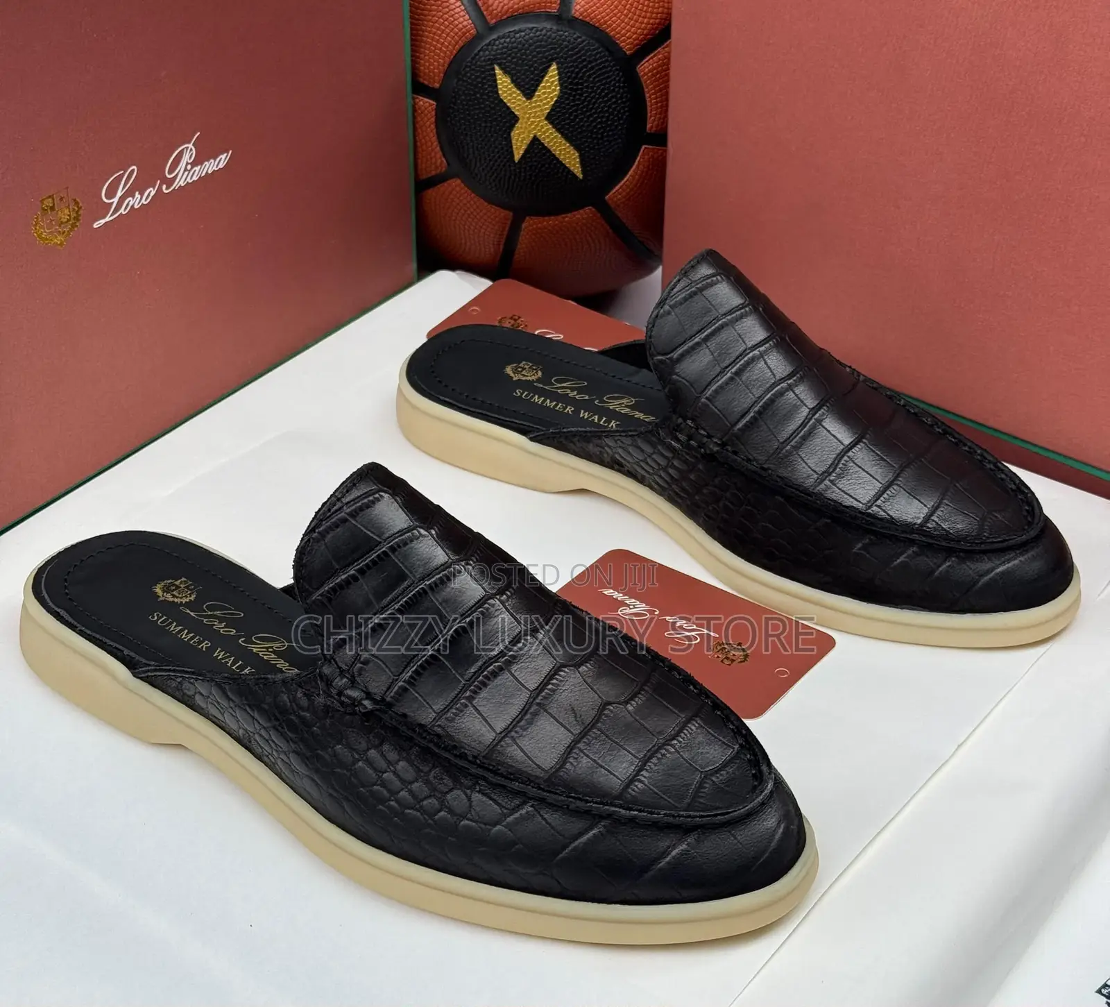 Loro Piana Quality Men Genuine Leather Half Shoe
