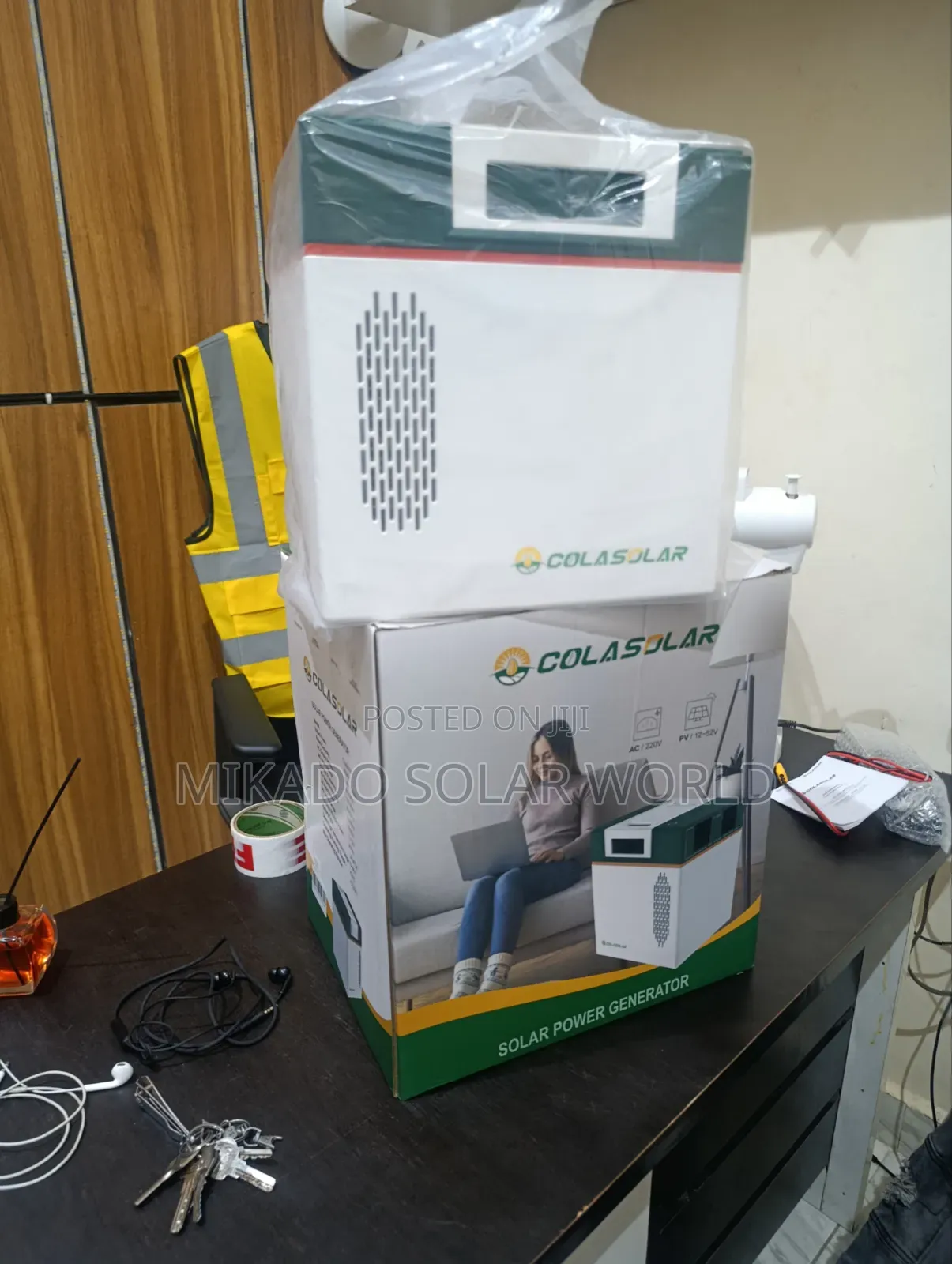 Cola 2000 Solar Generator – 2kwh Battery |(1kva) Pure Sine Wave Output