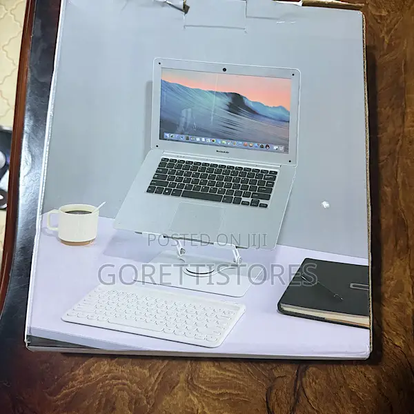 360 Degrees Rotational Metal Laptop Stand With Usb Fan