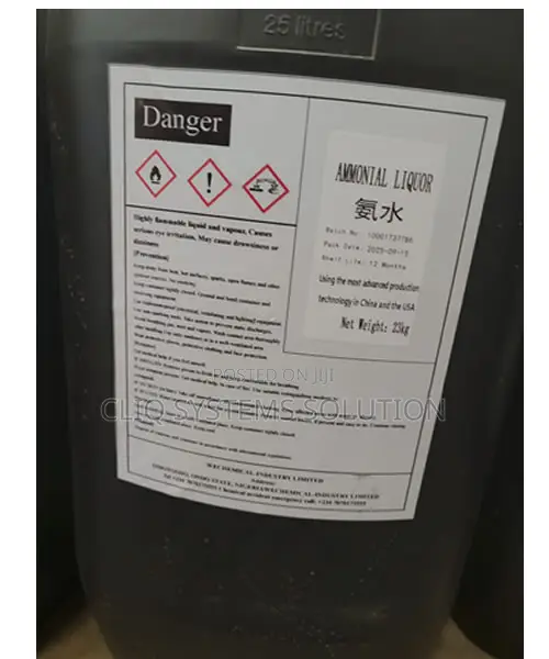 Ammonia Solution 25%, 180 KG