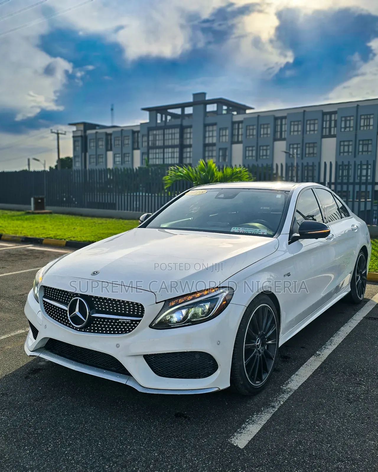 Mercedes-Benz C43 4Matic Sedan AWD (3.0L V6 9AM) 2018 White
