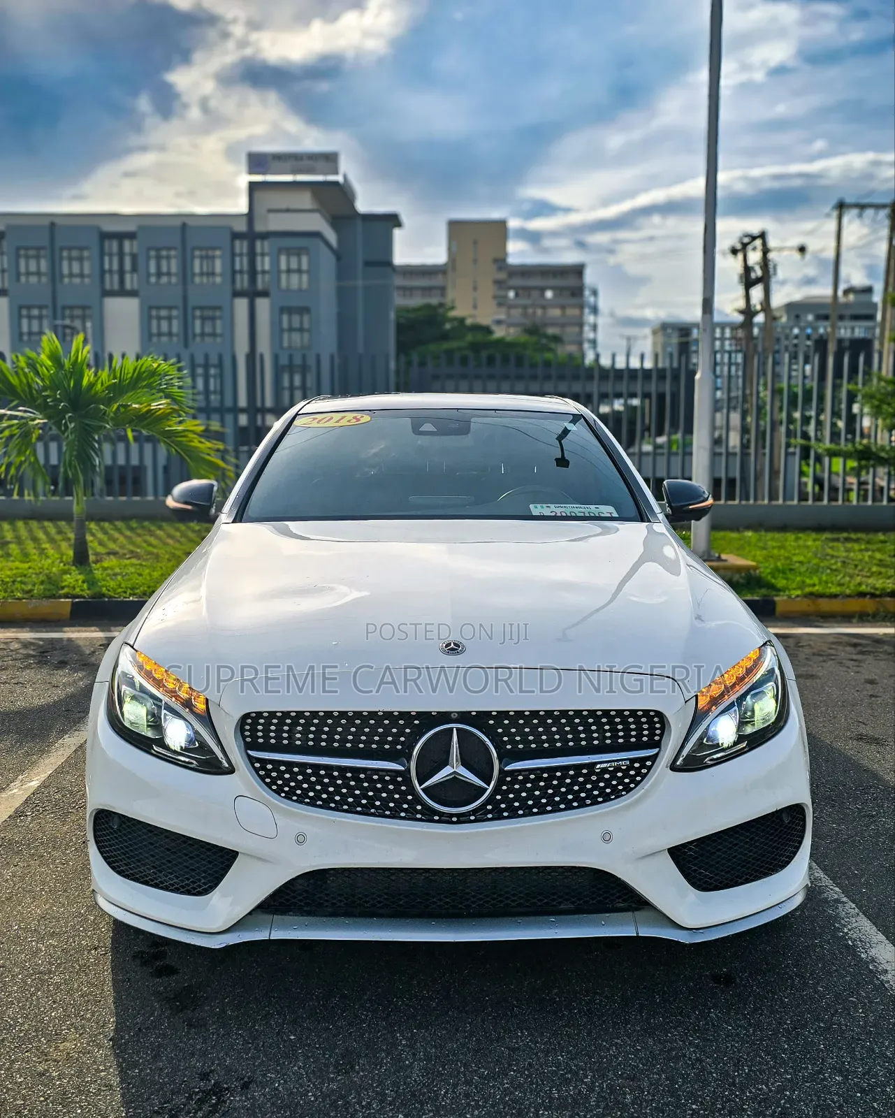 Mercedes-Benz C43 4Matic Sedan AWD (3.0L V6 9AM) 2018 White