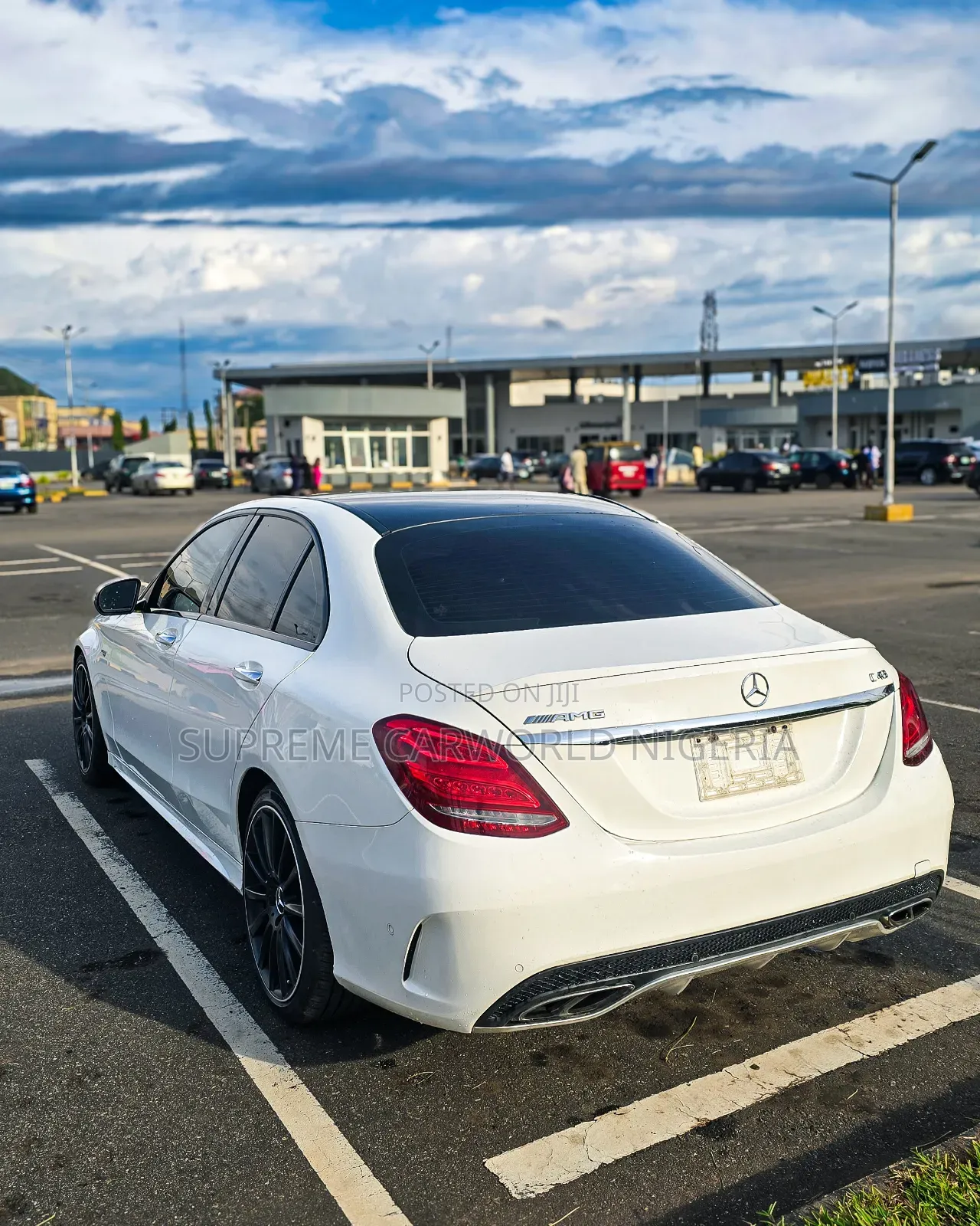 Mercedes-Benz C43 4Matic Sedan AWD (3.0L V6 9AM) 2018 White