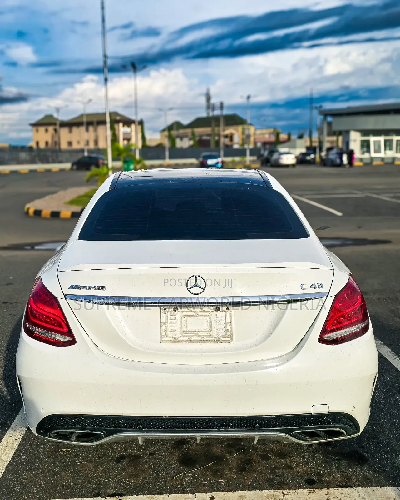 Mercedes-Benz C43 4Matic Sedan AWD (3.0L V6 9AM) 2018 White