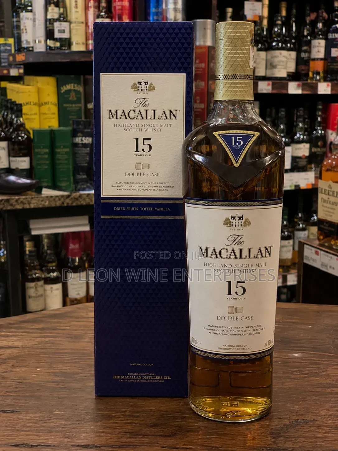 The Macallan 15 Years Double Cask Cartoon by ( 12 Bottles )